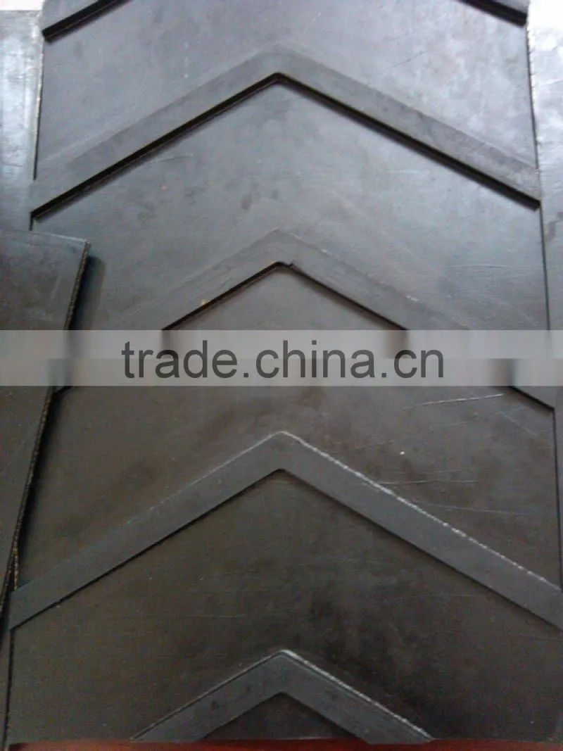 Sidewall Rubber Conveyor Belt Elevator Conveyor Belt Cleated conveyor belt