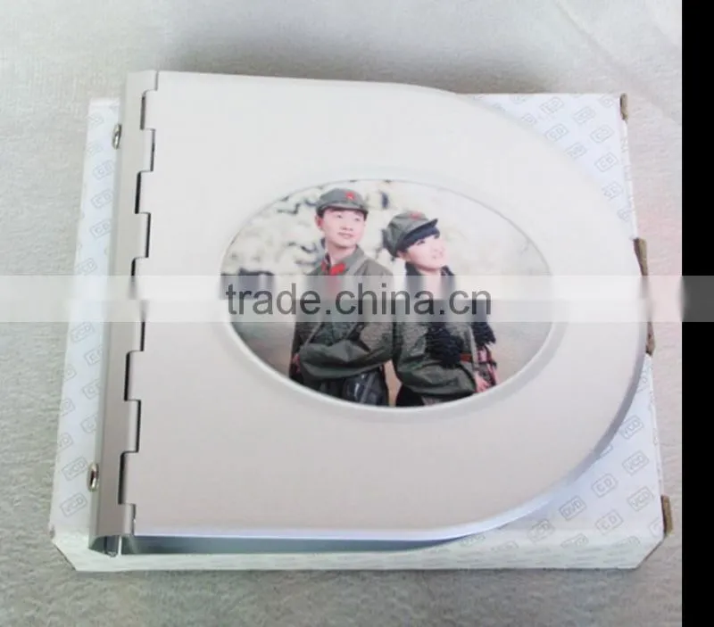Hot Sale Promotional Gift Customized Logo Printed Aluminum Metal CD Box Storage Case 20 Pieces CD Capacity