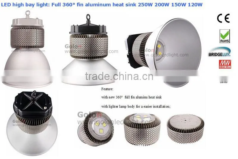 high quality stadium high bay with Meanwell driver PhilipsSMD 100w 80w 60w highbay lighting