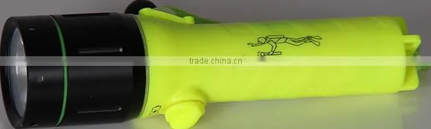 Hot sales factory supply rechargeable waterproof torch light T6 LED diving powerful led flashlight