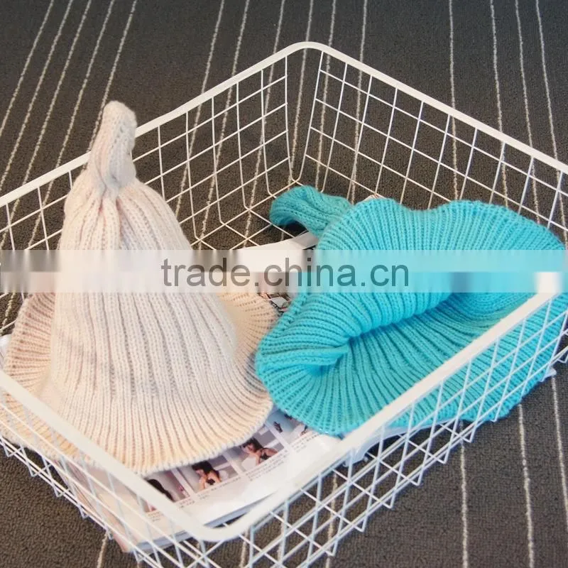 South Korea knitted Candy color pointed cap Warm thickening couples hat