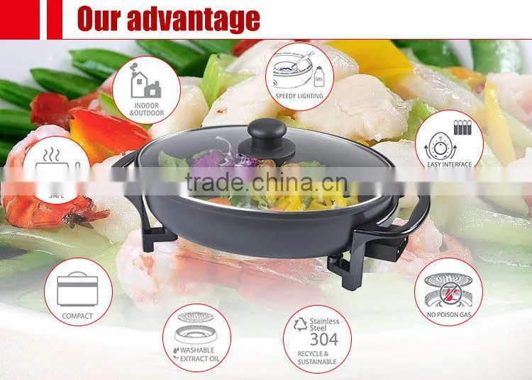 Competitive price new design pizza pan electric