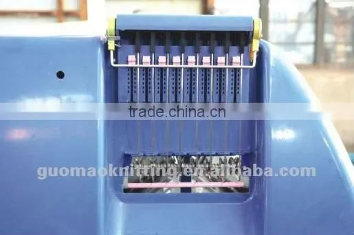 three system auto flat knitting machine with comb(GUOSHENG)