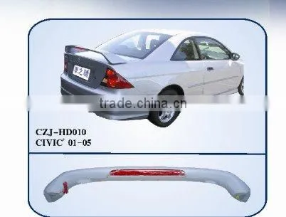 ABS REAR SPOILER FOR CIVIC 01- 04