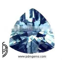 6MM Aquamarine Faceted Trillion