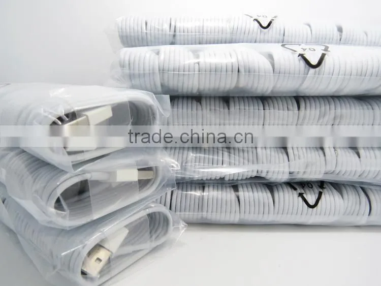 100% TEST before shipping Support newest ios 8.4 USB data cable for Iphone 5 cable data sync charger, for iphone 6 cable charger