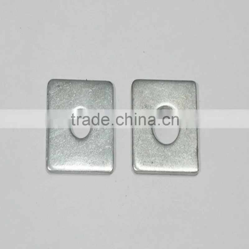 Guardrail dedicated galvanized square washer