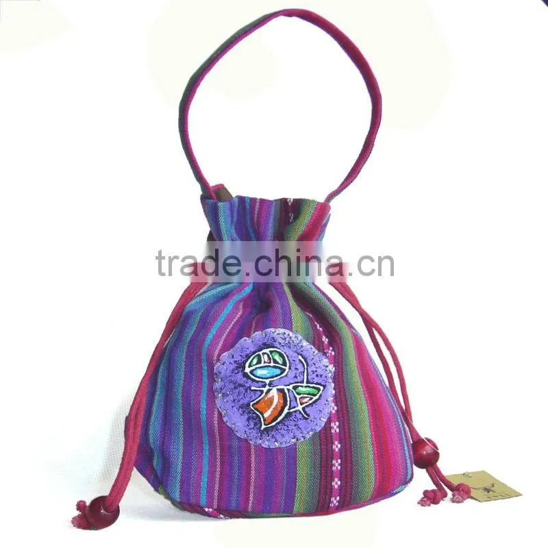 cheap colorful handmade cotton wallet L11-116