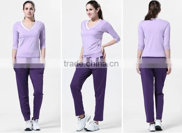 Female Wears Fashion Yoga Wear with Low MOQ