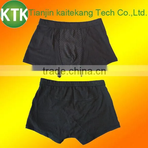 Nano tourmaline comfortable health mens boxer briefs KTK-A005BO
