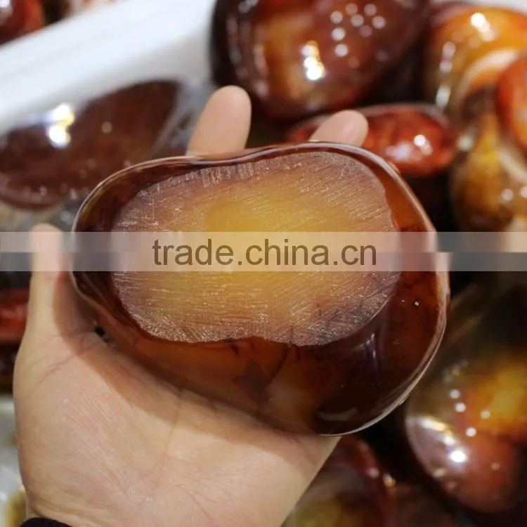 wholesale beautiful top quality engraved crystal ashtray red agate ashtray