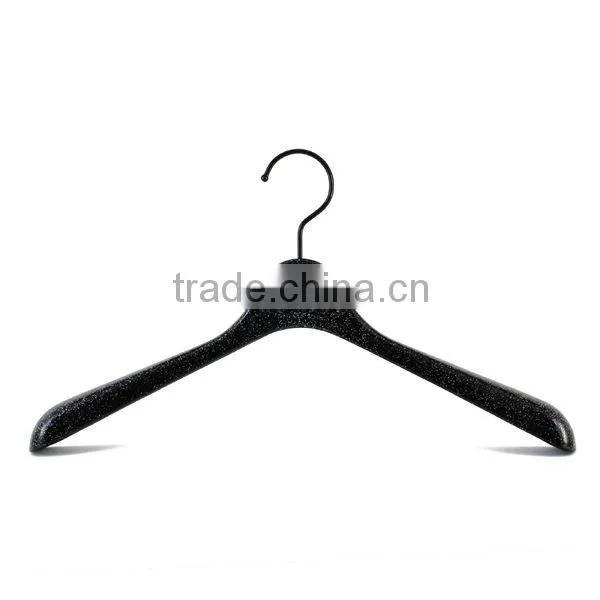 Black Brilliantly Scintillating Plastic Hanger for Boutique Dresses
