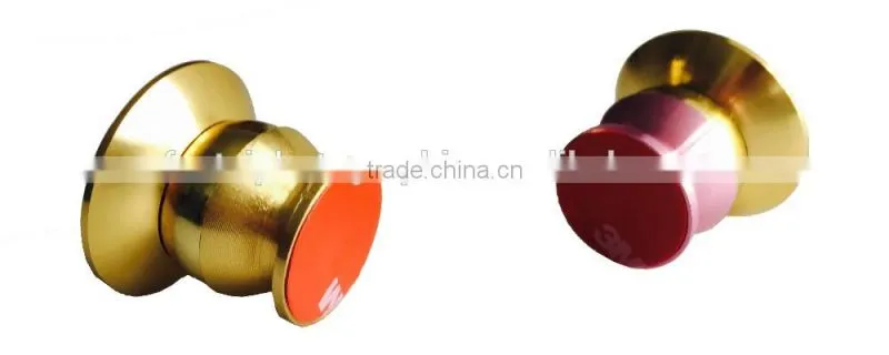 Powerful Multifunction Magnetic Car Mount Holder GPS Stand Gold for Phone