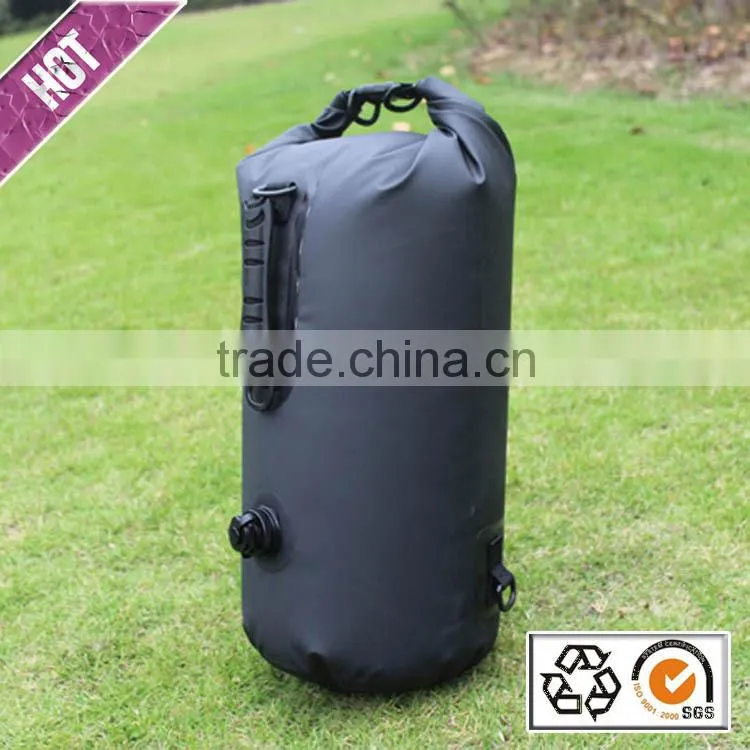 Chinese manufacturer custom logo 20L PVC tarpaulin waterproof dry bag for wading