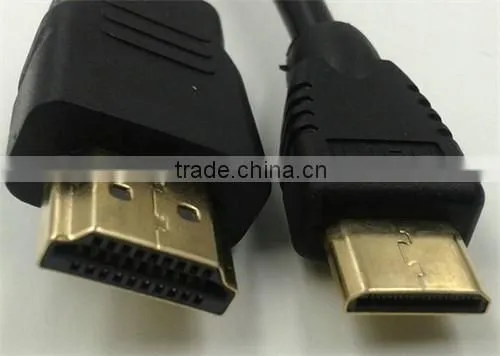 10inch MINI HDMIC male to HDMIA male cable 1080P 4K Support