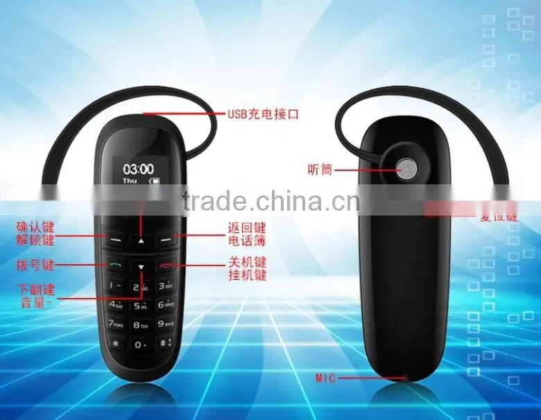S2 Fashion bluetooth dialer bluetooth earphone headset