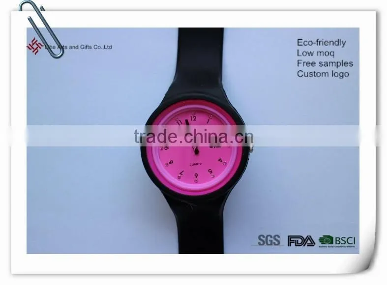 Fashion design sweet beautiful silicon watches