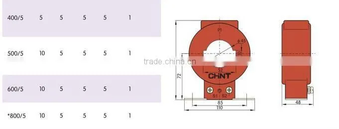 LMZJ1-0.5 Current Transformer 200/5