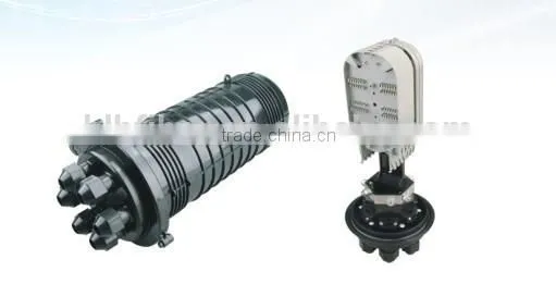 fiber optic splice closure 3 inlets and 3 outlet optics