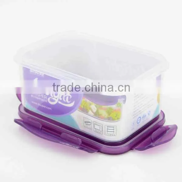 BPA FREE Microwavable Food Container Plastic with Locking Lid