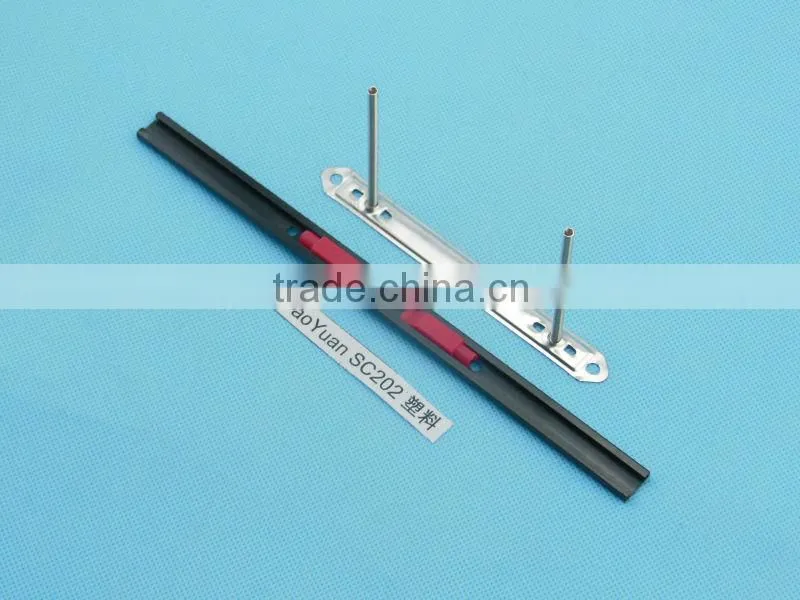 plastic clips/paper ring binder pull open/Pu notebook ring mechanism for book file folder machanism
