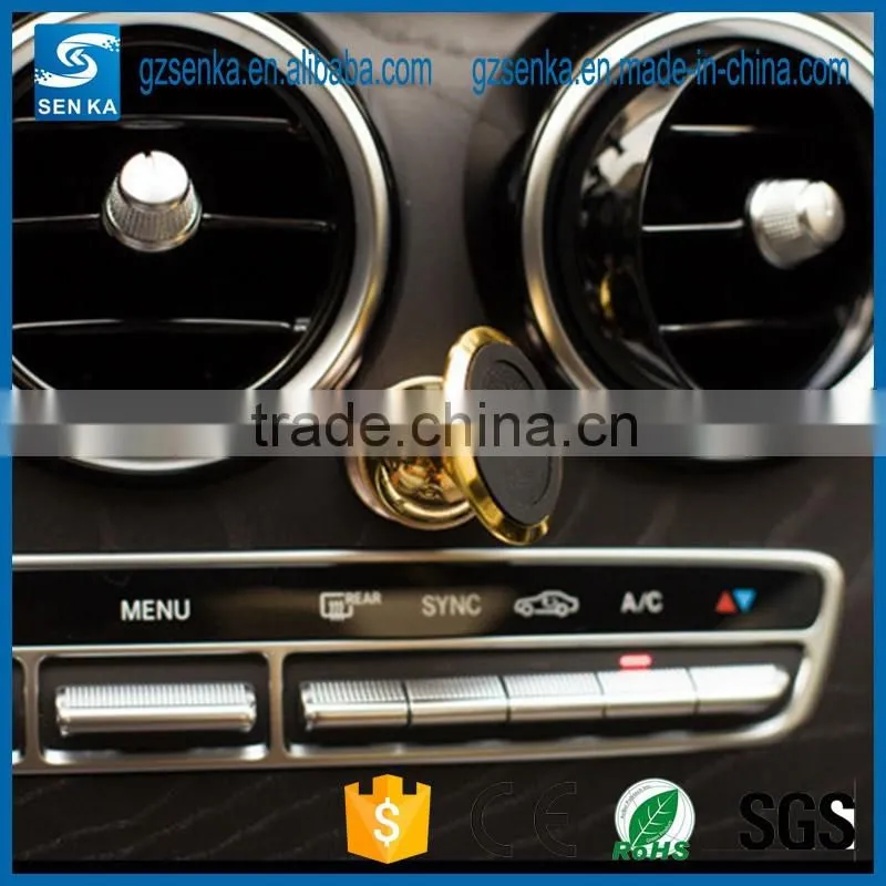 new premium aluminium alloy magnetic phone car holder 360