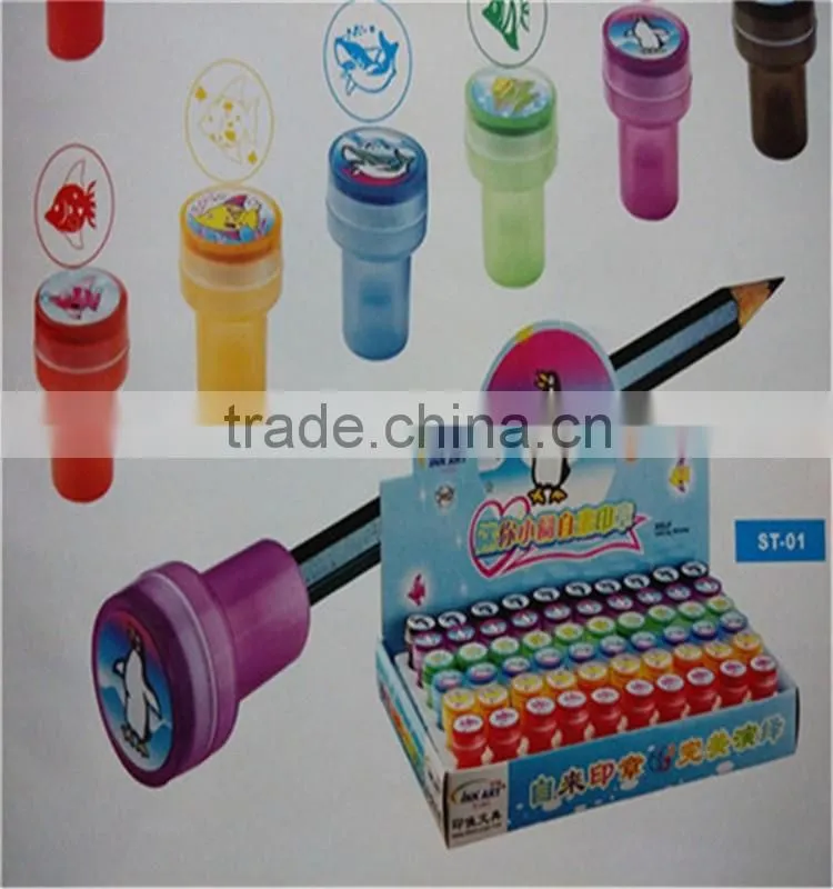 water color pens with stamp