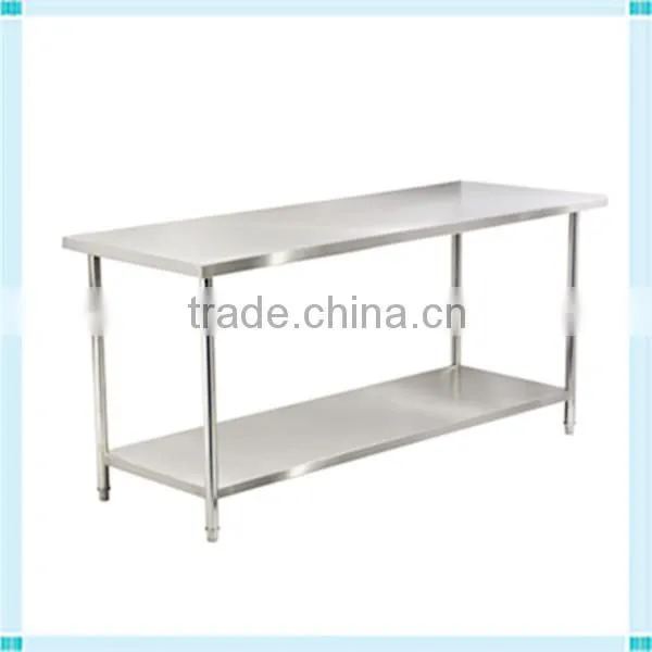 Good price kitchen stainless steel work table for best selling (WTC-202)