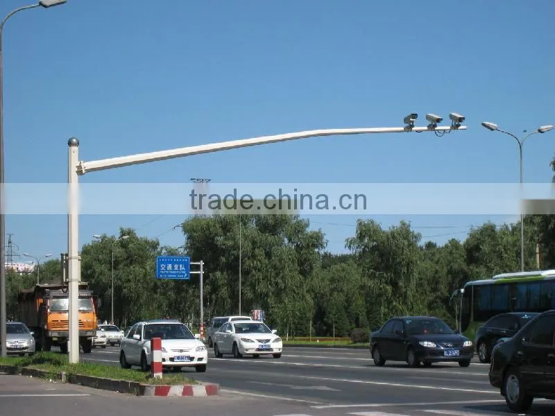 steel galvanized highway monitor pole,motorway traffic sign pole