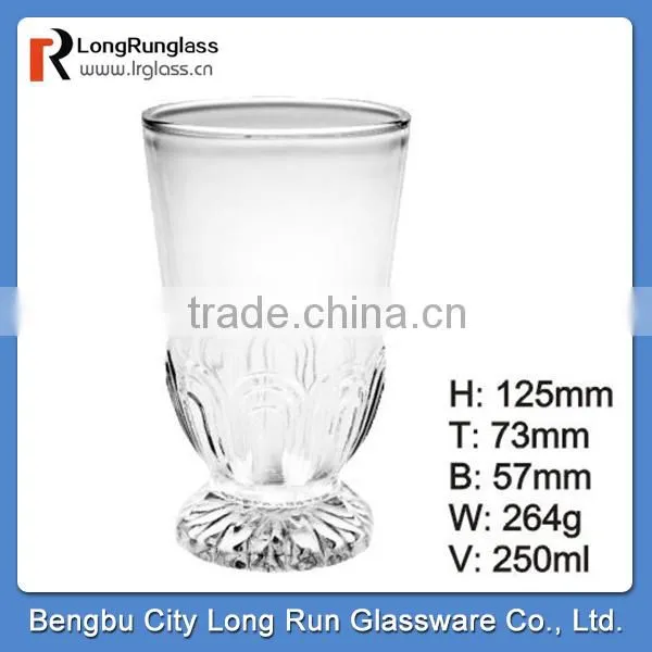 LongRun 7.5oz new dsign fancy carved ice cream cup with high quality