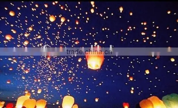Sky Lanterns Paper Fire Candle / Flying Party Lamp / fly papaer lantern
