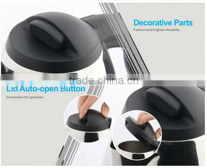 Stainless steel electric drinking water kettle