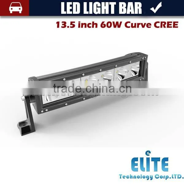Wholesale 10-30V 60W 13.5 Inch LED Light Bar for truck SUV Jeep heavy dutiy