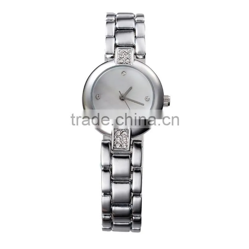 Popular hot product fashion bracelet diamond ladies watches quartz crystal