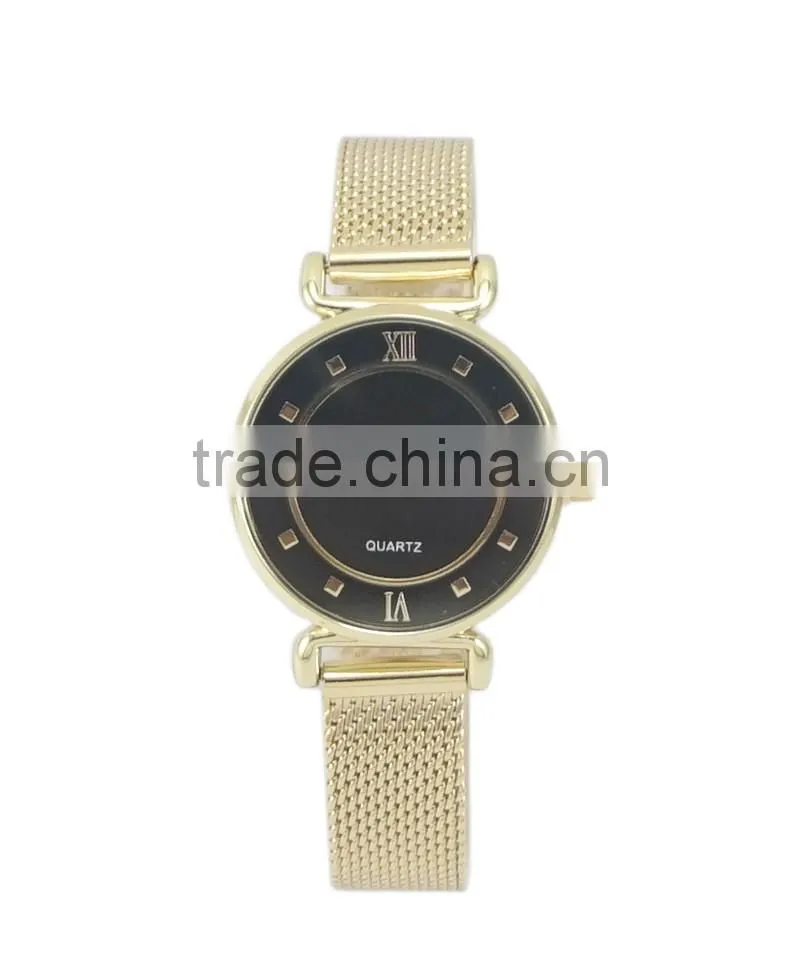 Hot selling new fashion design mesh band colorful dial female watches make your own watch