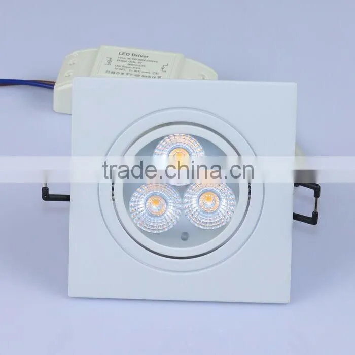 led ceiling recessed square led light downlights with CE driver