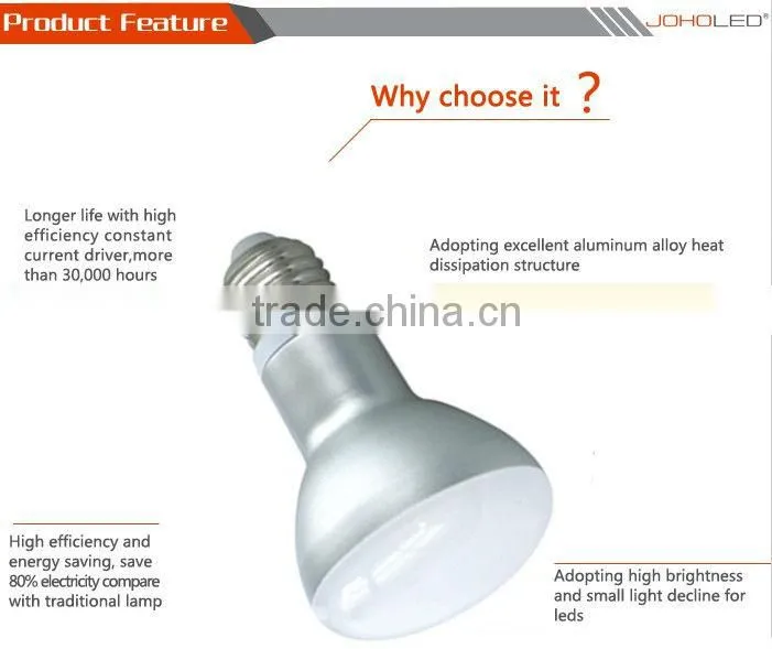 led bulb 4w/6w/8w smd 2835 dome ul ce rohs r63 led e27 with 2 years warranty