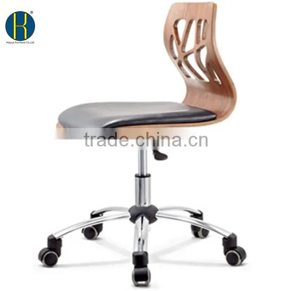 ROLLING ADJUSTABLE SWIVEL STOOL - BAR TABLE CHAIR W/WHEELS -MASSAGE/TATTOO- BLACK