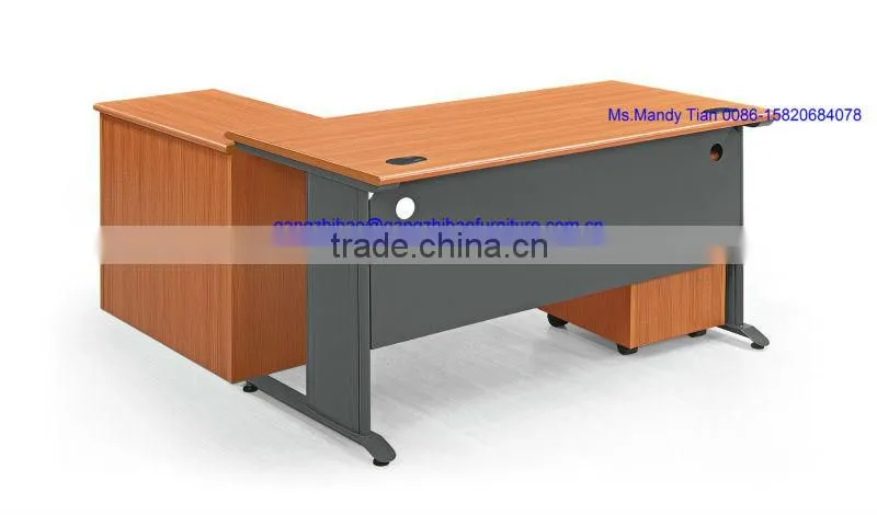 hot selling melamine material office teacher desk table with drawer B-235