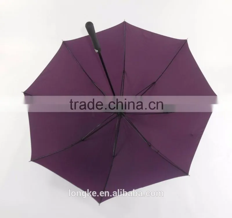 easy open purple color golf umbrella easy open