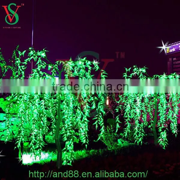 Hot-sale weeping willow garden decorative led tree