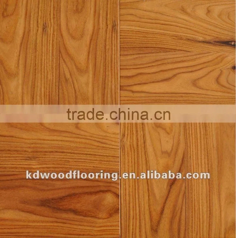 Wide 5" Natural White Oak Radiant Heat Solid Wooden Plank