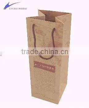 Gloss paper wine bag