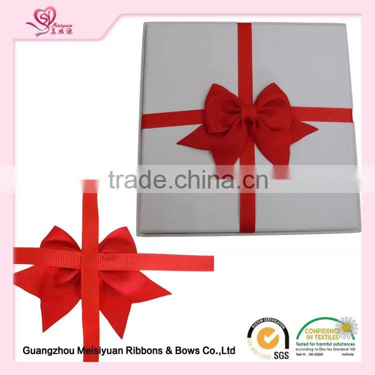 fancy design hand-made single face 75mm grosgrain ribbon gift wrap satin ribbon bow for gift packing ribbon grosgrain