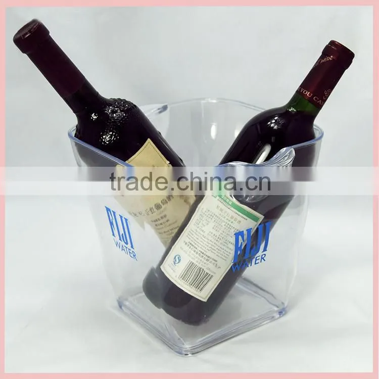 Acrylic champagne ice bucket, champagne cooler, wine chiller bucket