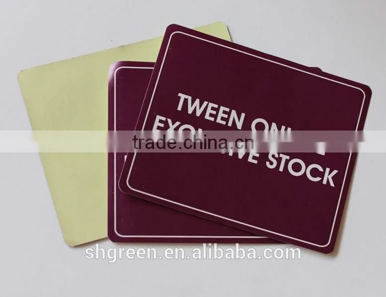 250gsm waterproof adhesive paper sticker for glass