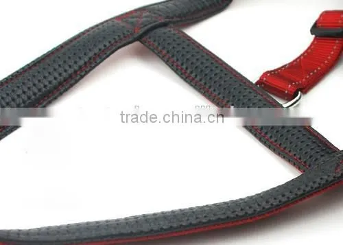 Hot-sales Comfortable Foam padded Pet Dog Harness and Leash Set with Reflective Strip