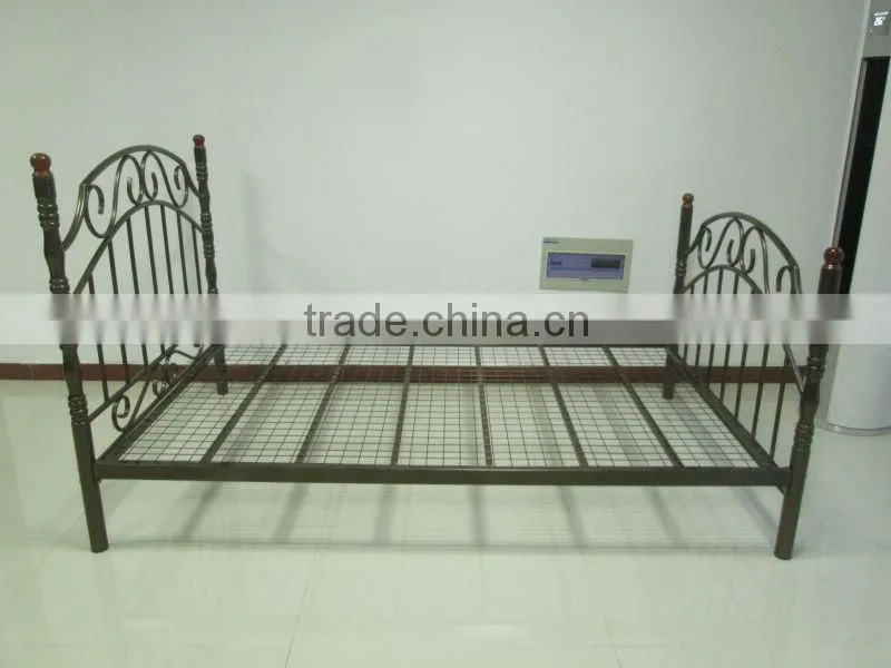antique metal bed with modern design