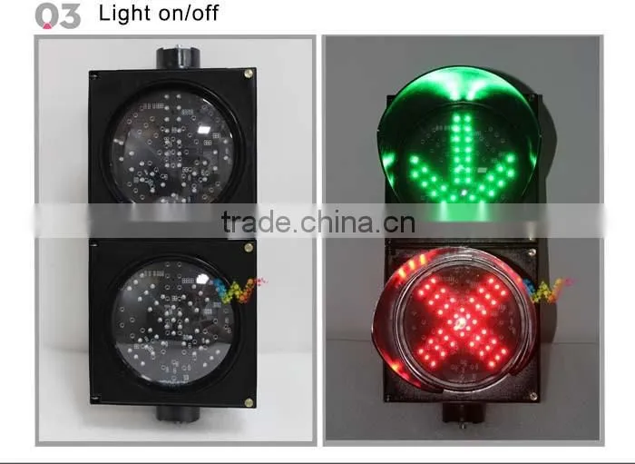 China supplier 200mm Driveway Roadway Stop and Go Traffic Signal Light