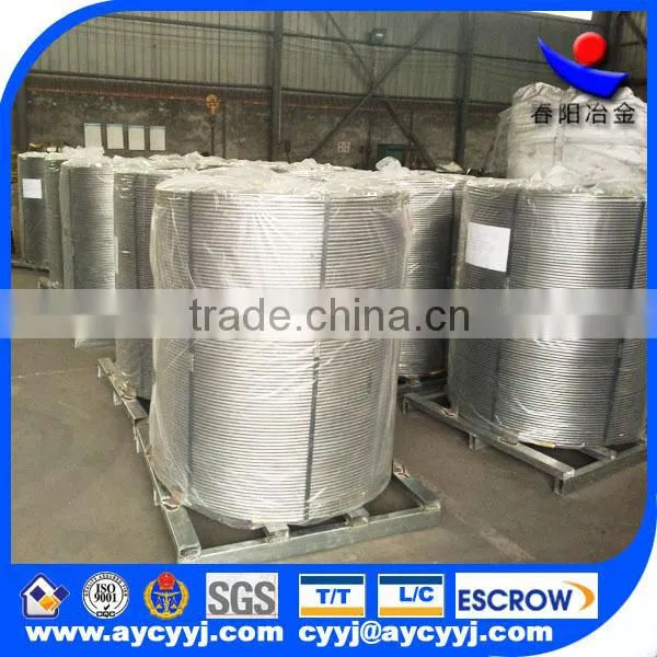 FeCr/ Ferro chrome cored Wires used for steelmaking in China